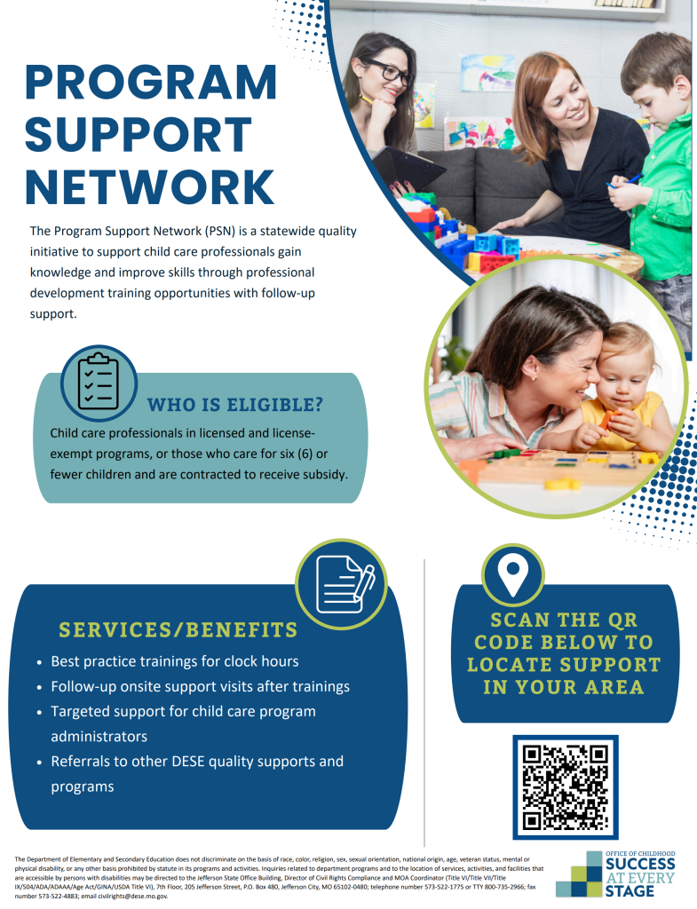 Program Support Network Flyer